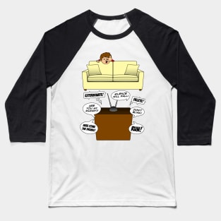 Behind The Sofa Baseball T-Shirt